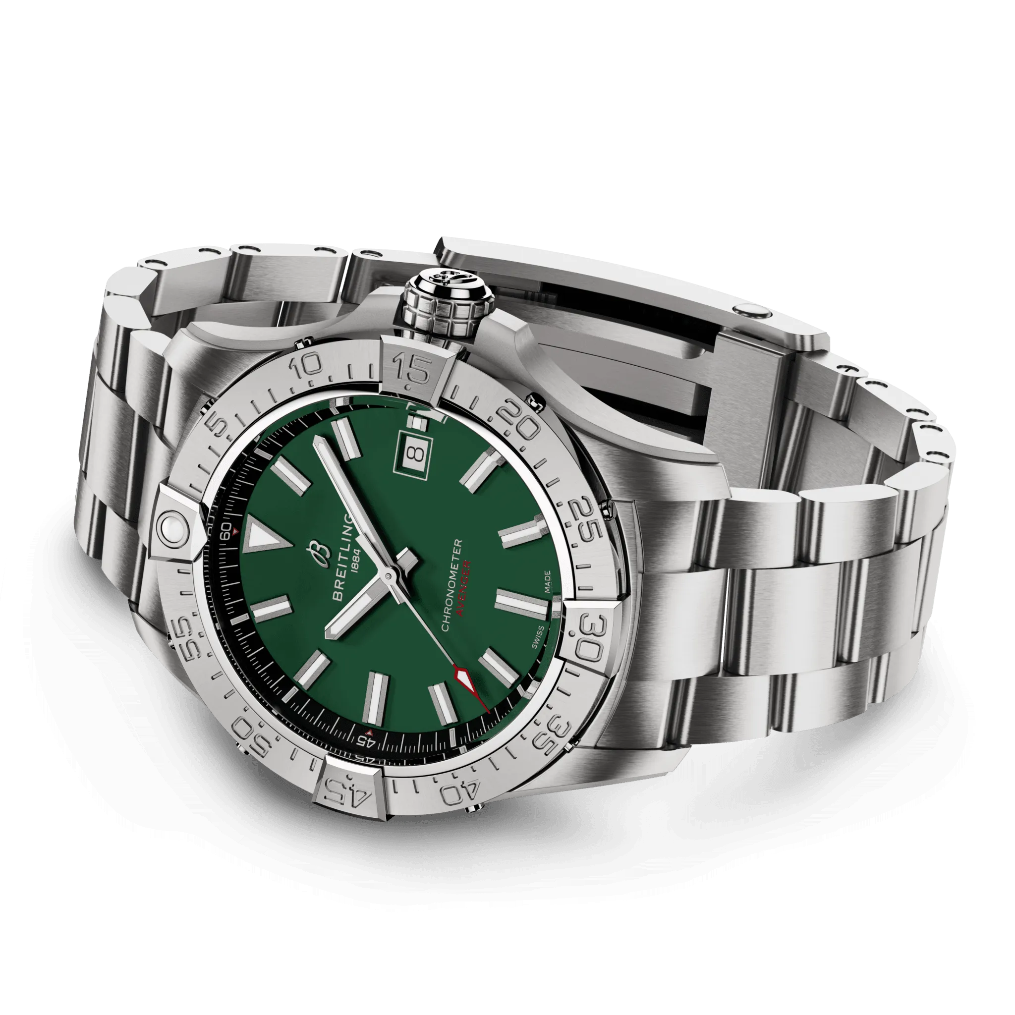 Breitling Avenger Automatic 42 Green Bracelet Watch