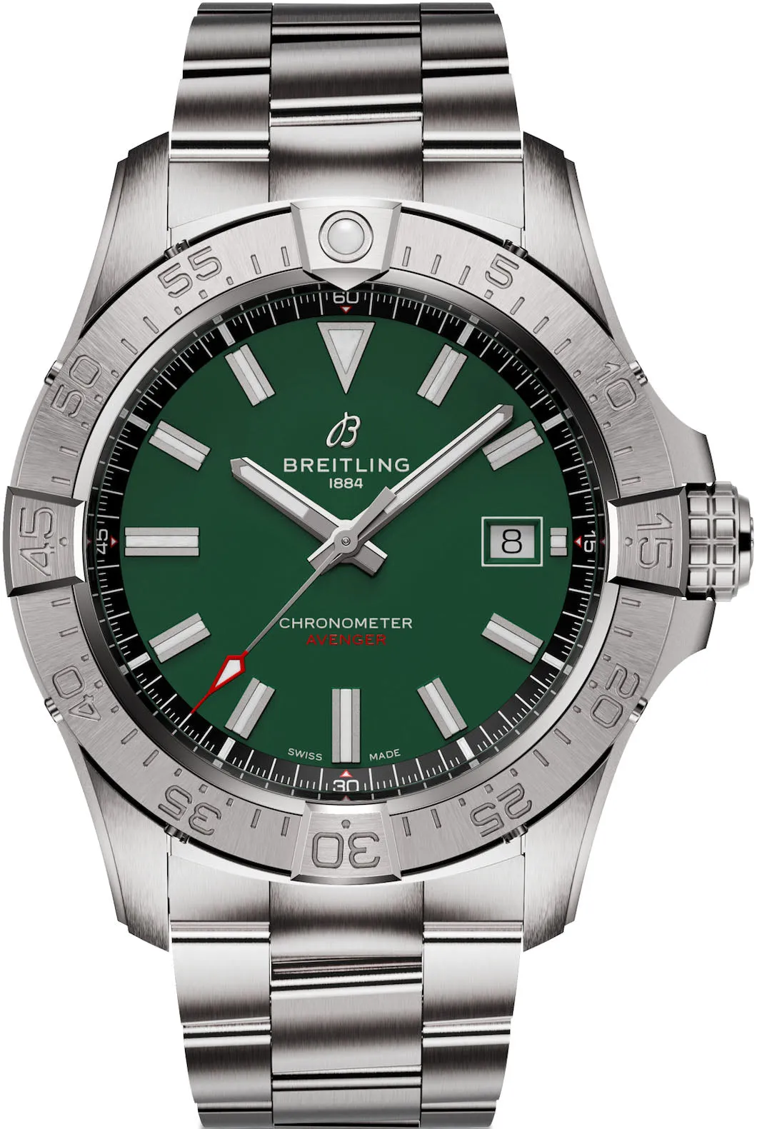 Breitling Avenger Automatic 42 Green Bracelet Watch