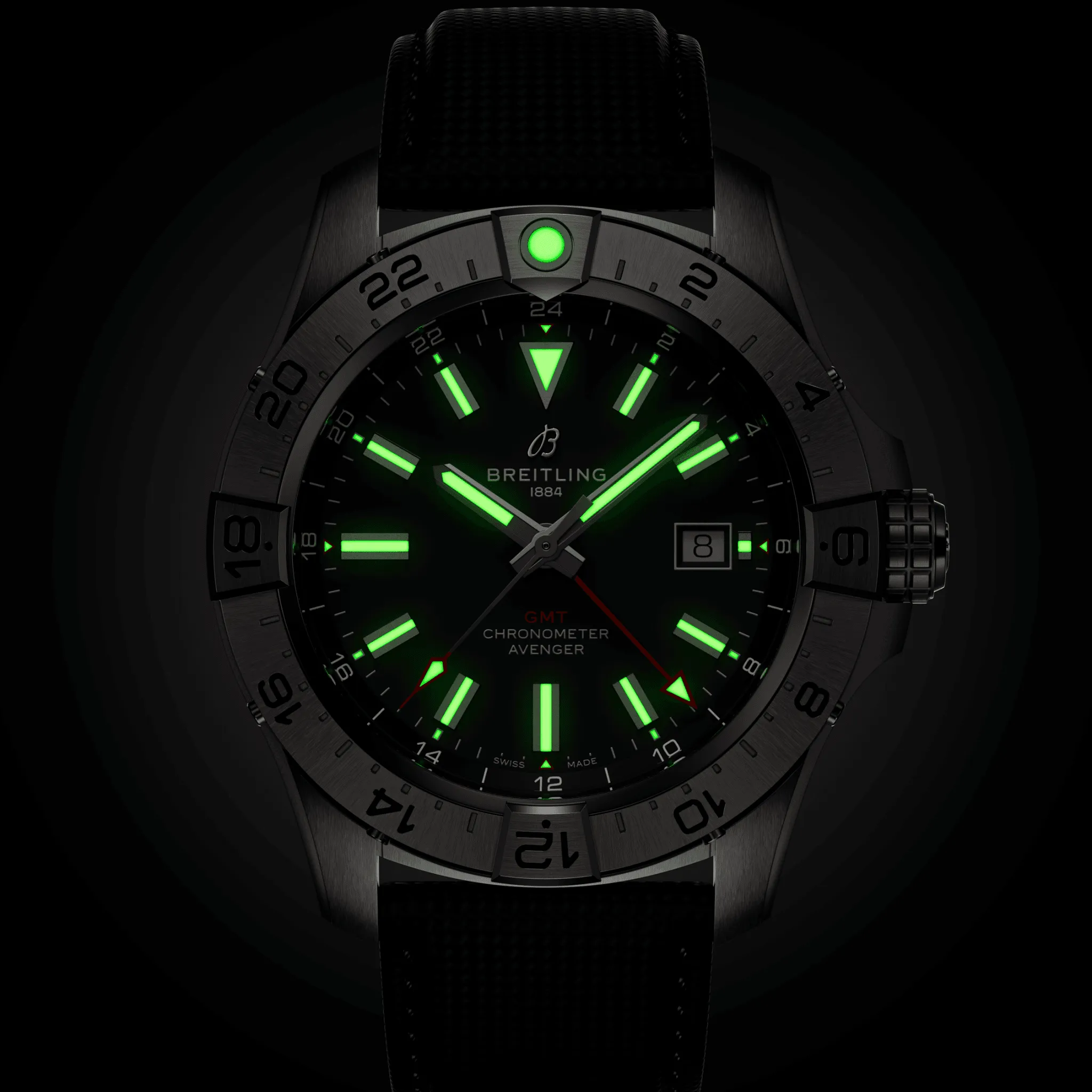 Breitling Avenger Automatic GMT 44 Black Watch