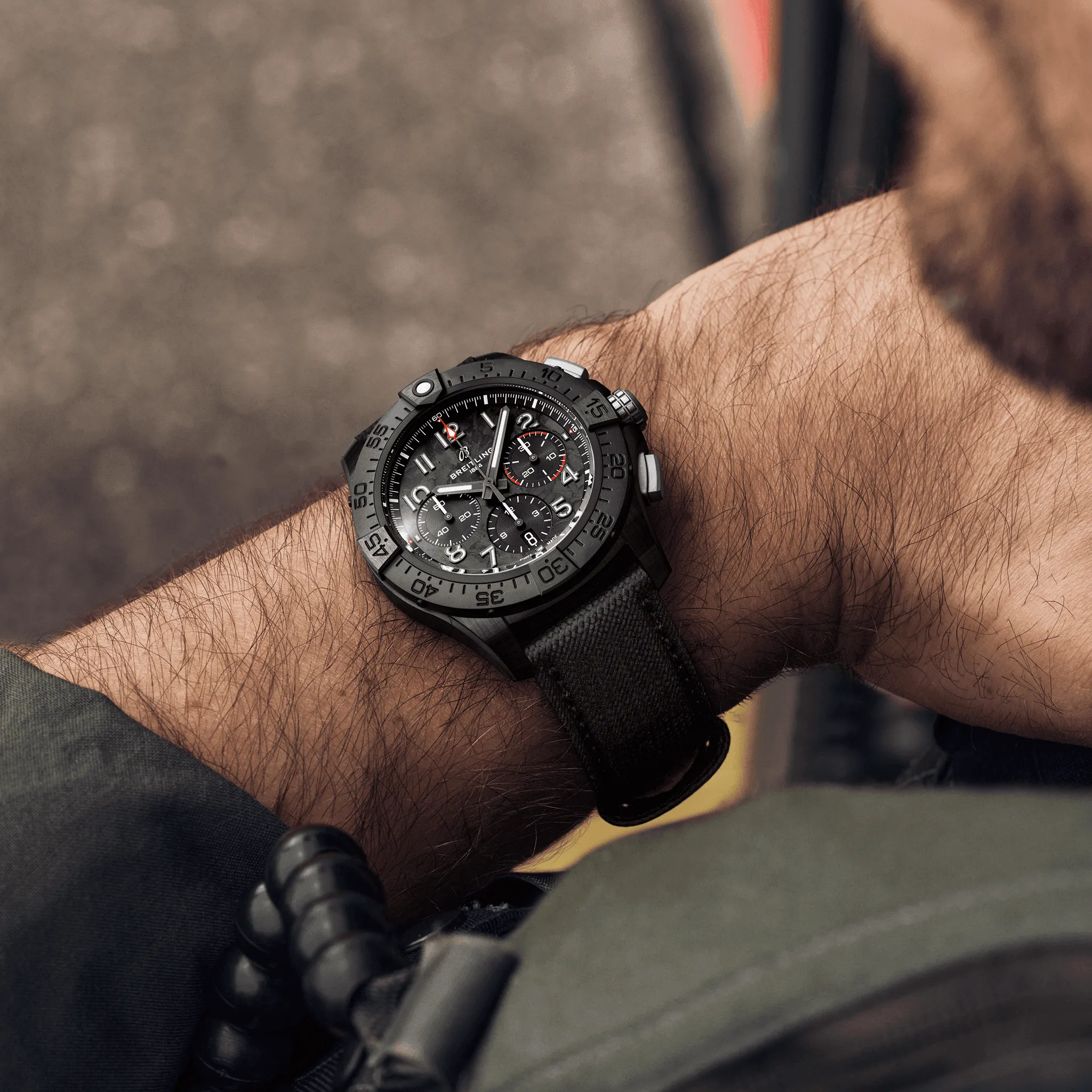 Breitling Avenger B01 Chronograph 44 Night Mission Carbon Watch