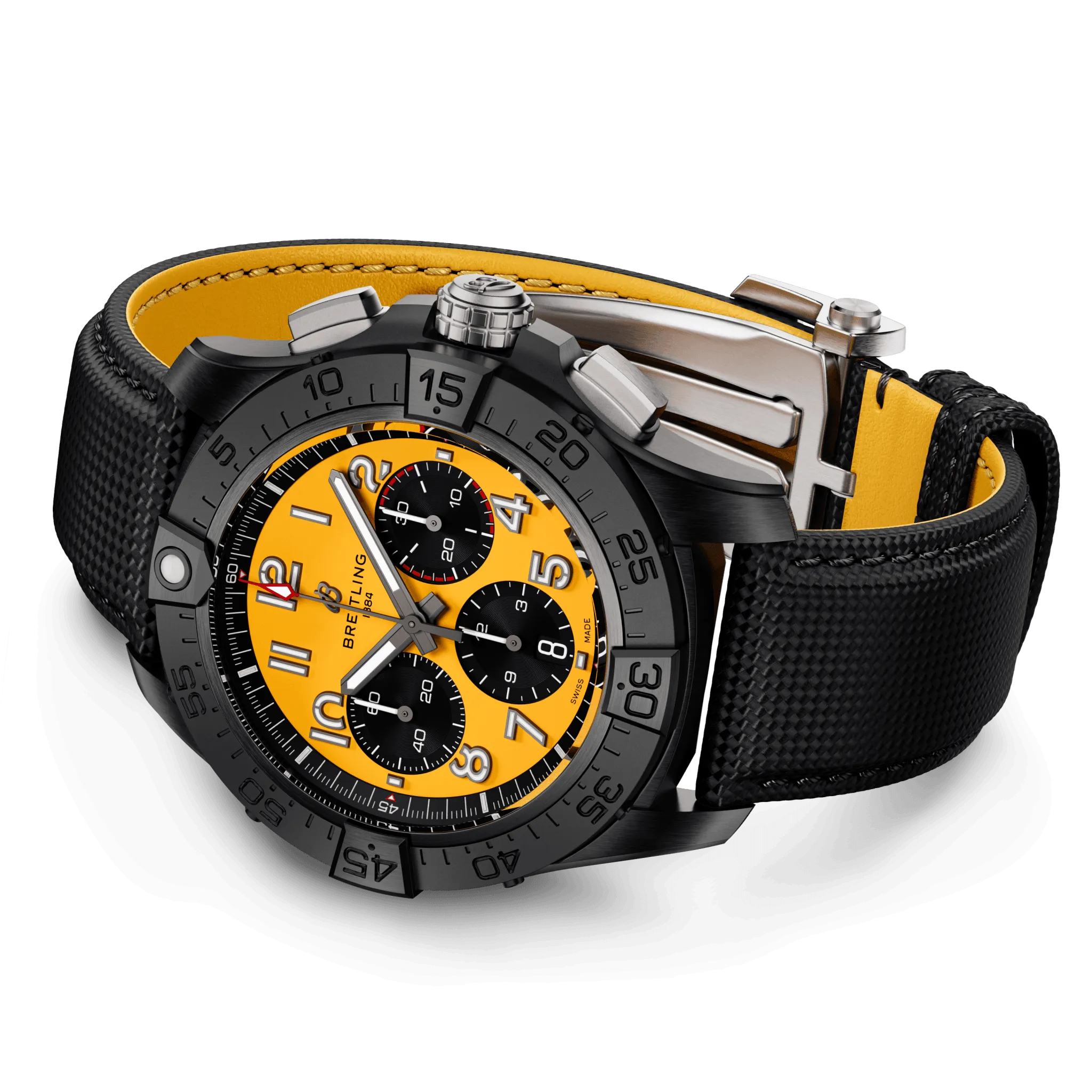 Breitling Avenger B01 Chronograph 44 Night Mission Yellow Watch