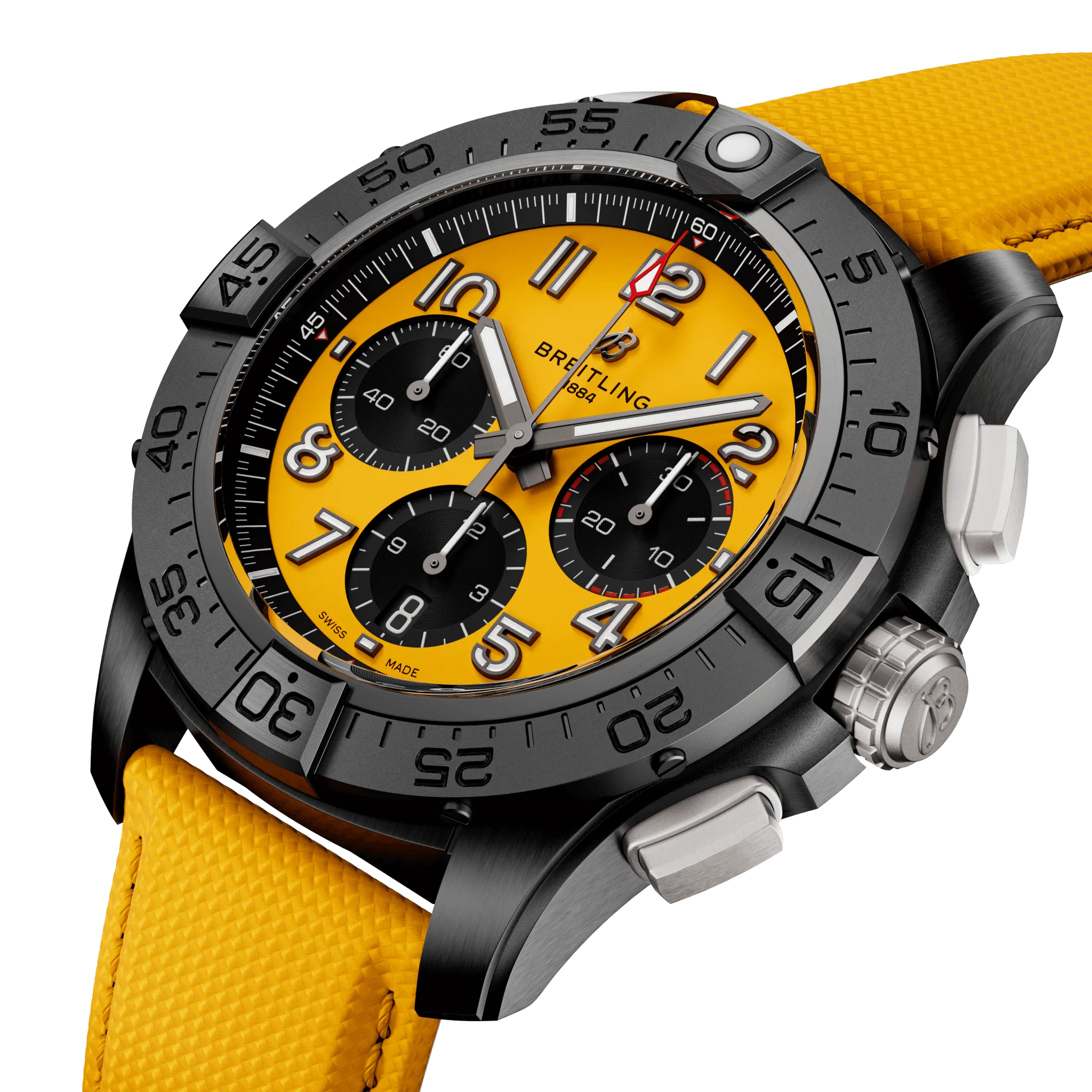 Breitling Avenger B01 Chronograph 44 Night Mission Yellow Watch