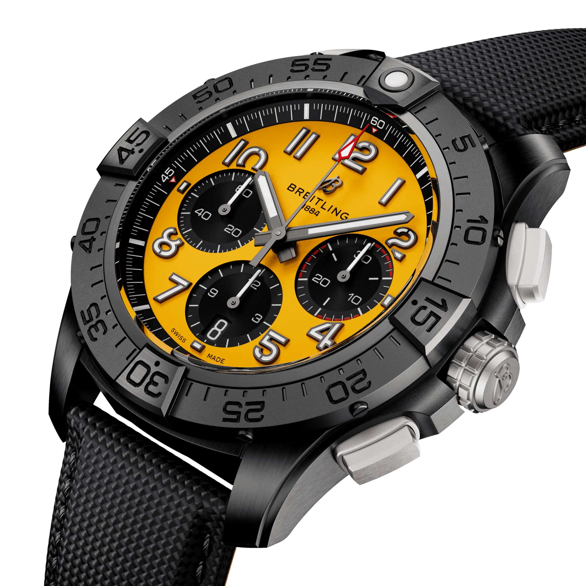Breitling Avenger B01 Chronograph 44 Night Mission Yellow Watch