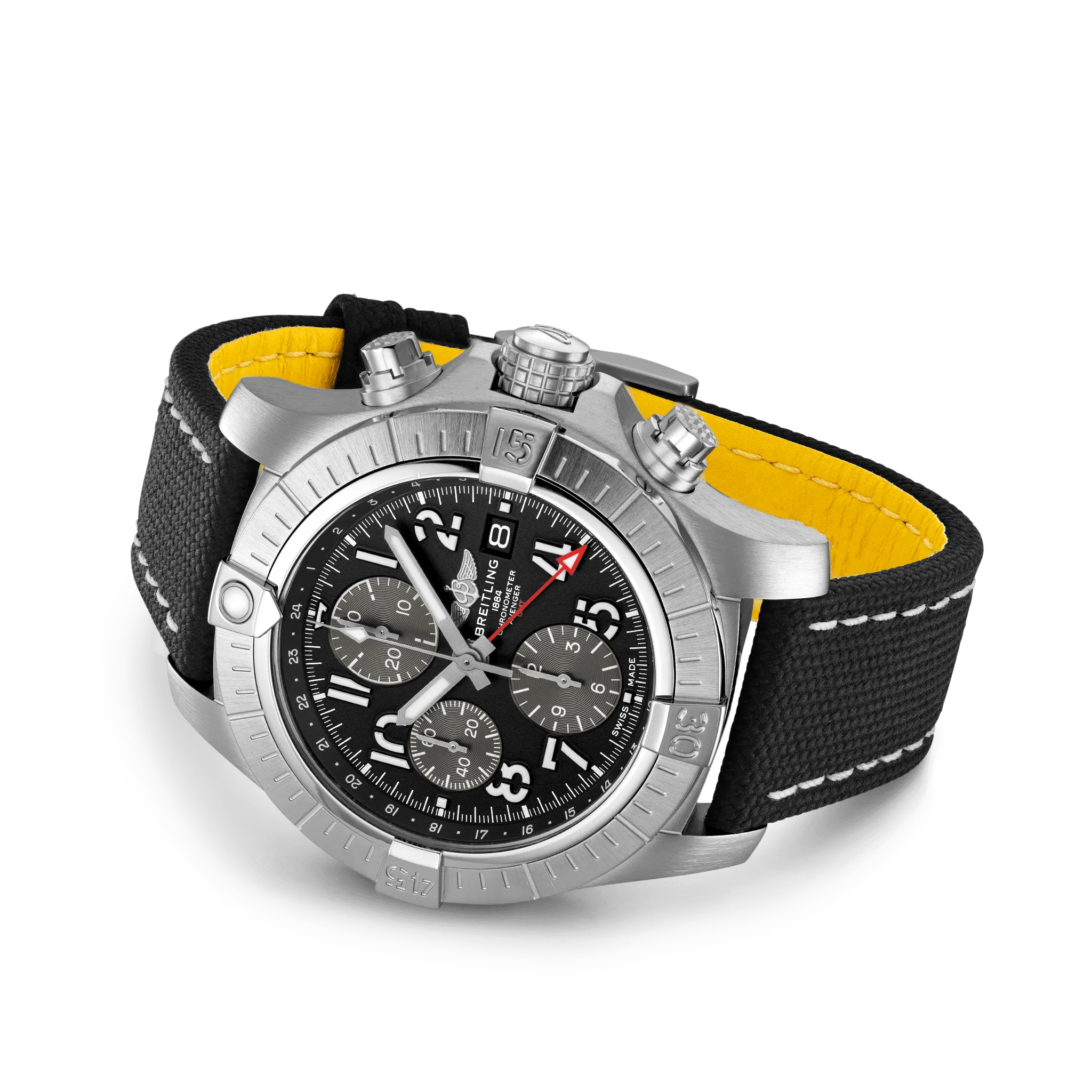 Breitling Avenger Chronograph GMT 45 Folding Clasp Watch