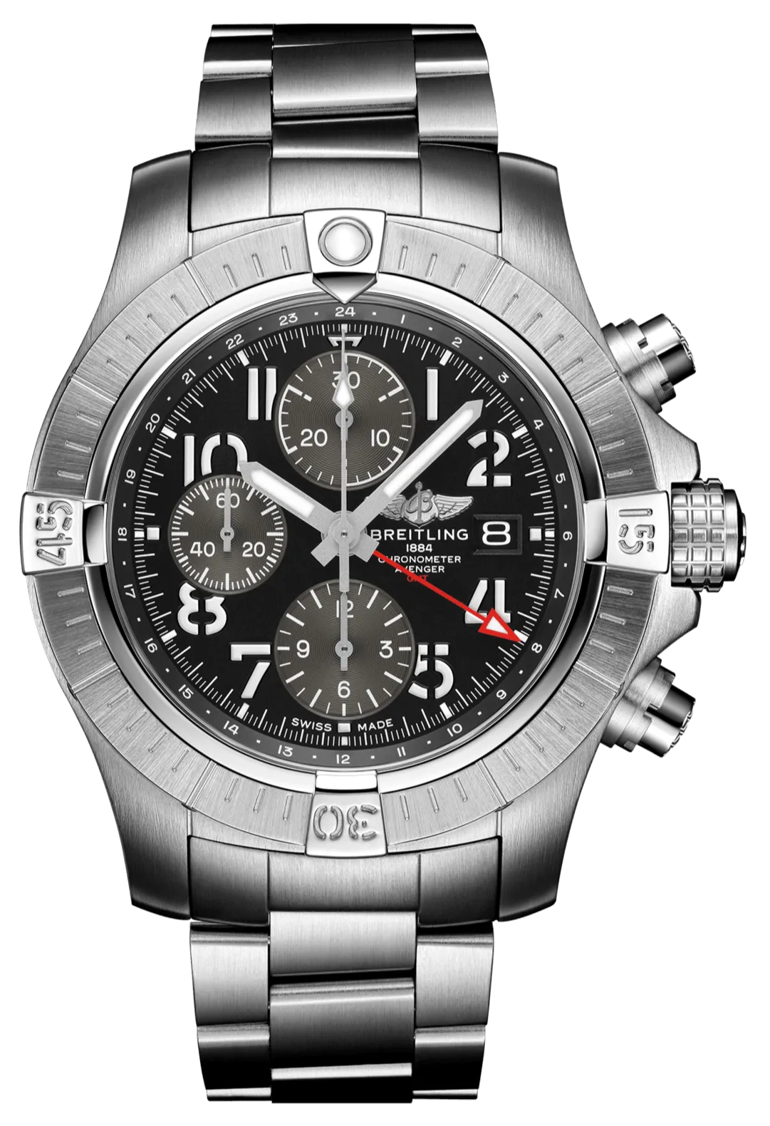 Breitling Avenger Chronograph GMT 45 Watch