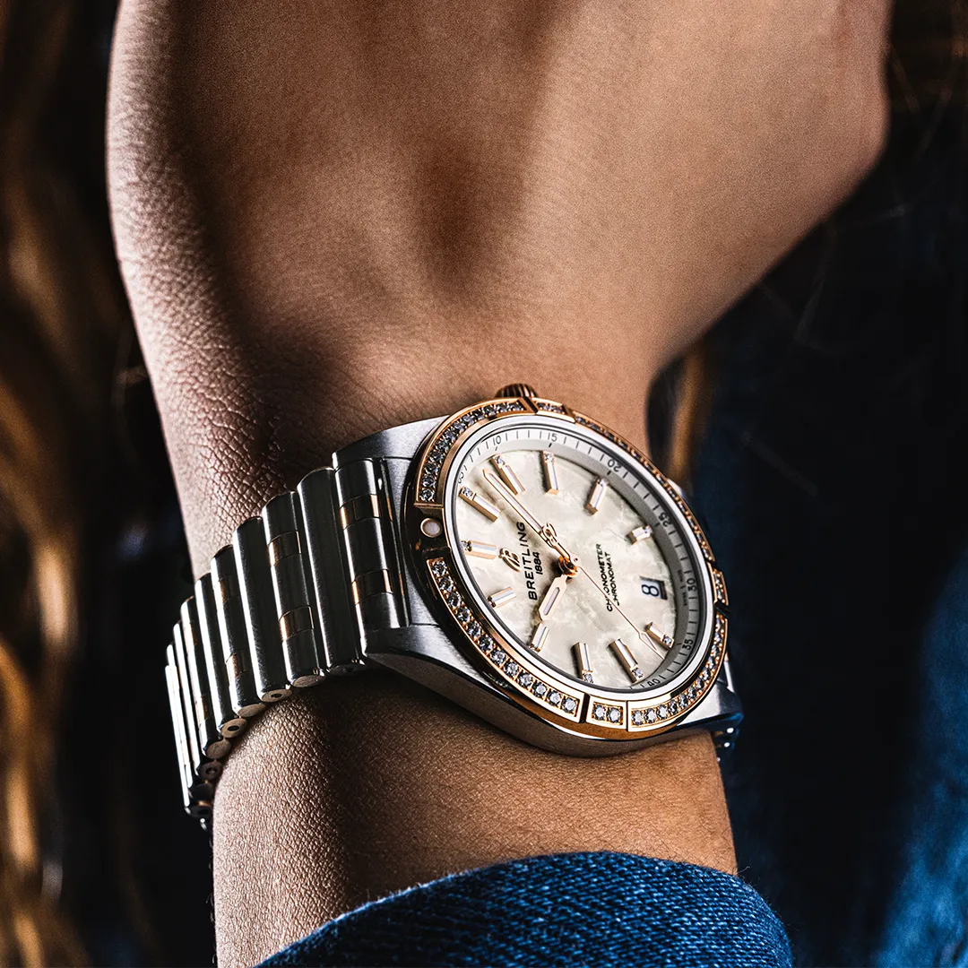 Breitling Chronomat Automatic 36 Red Gold Watch