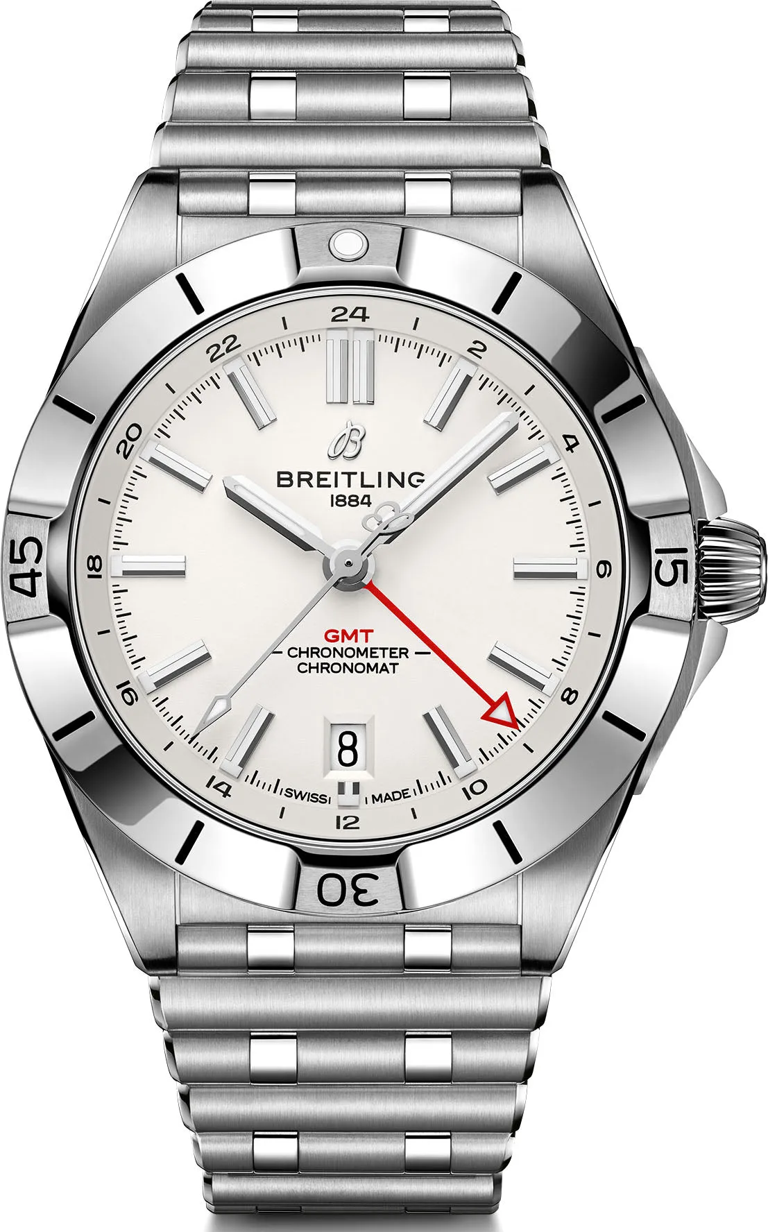 Breitling Chronomat Automatic GMT 40 White Watch