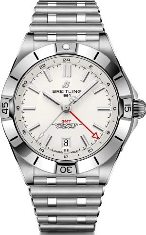 Breitling Chronomat Automatic GMT 40 White Watch