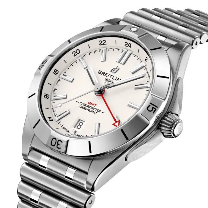 Breitling Chronomat Automatic GMT 40 White Watch