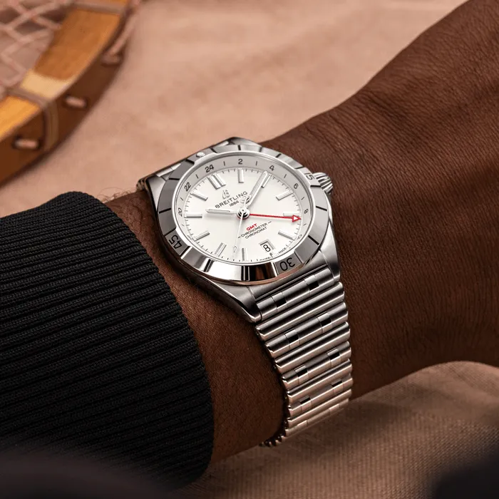 Breitling Chronomat Automatic GMT 40 White Watch