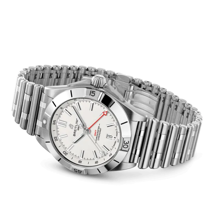 Breitling Chronomat Automatic GMT 40 White Watch