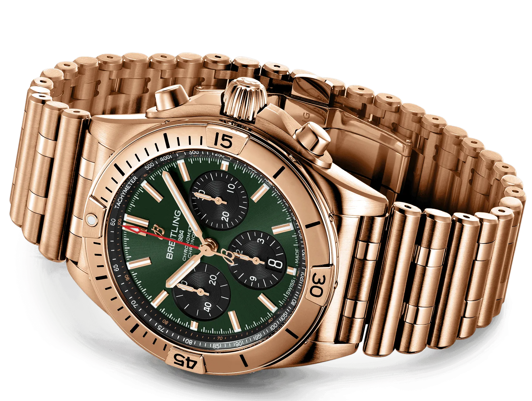 Breitling Chronomat B01 42 Green Watch