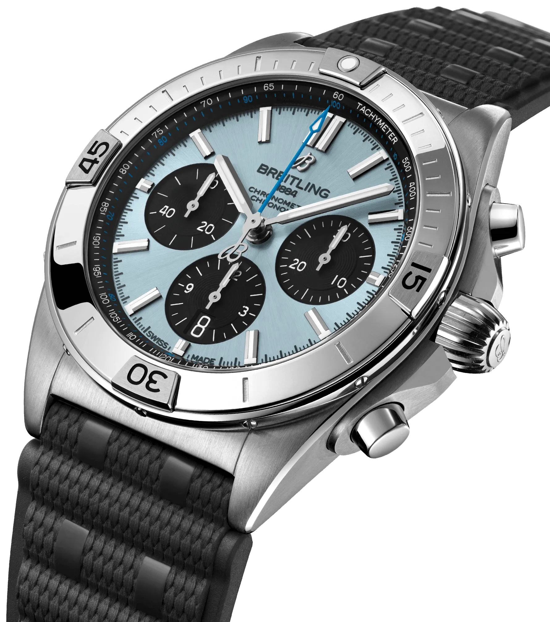 Breitling Chronomat B01 42 Light Blue Watch