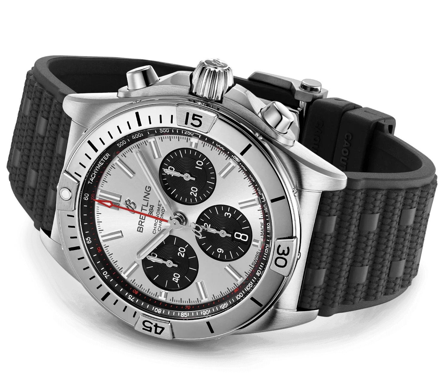 Breitling Chronomat B01 42 Silver Watch