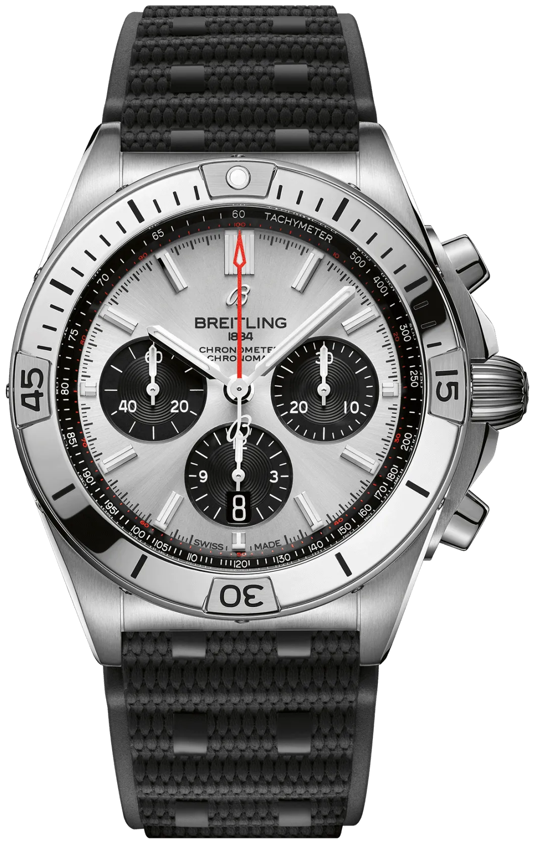 Breitling Chronomat B01 42 Silver Watch