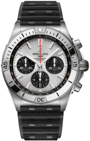 Breitling Chronomat B01 42 Silver Watch