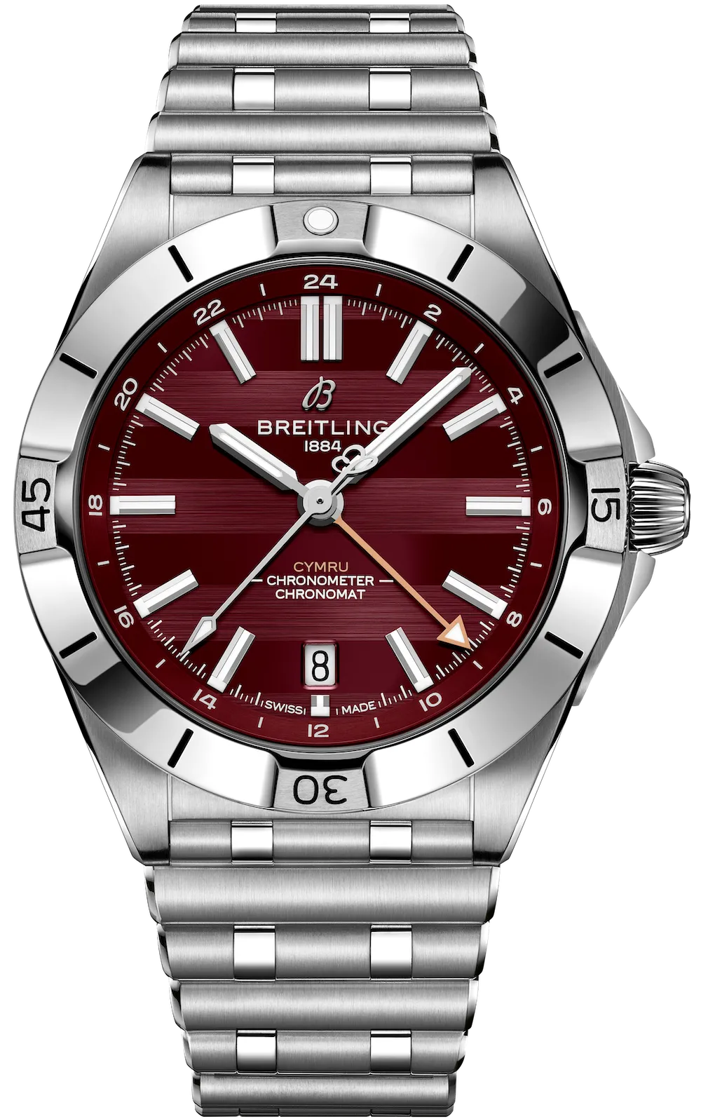 Breitling Chronomat Six Nations GMT 40 Wales Watch