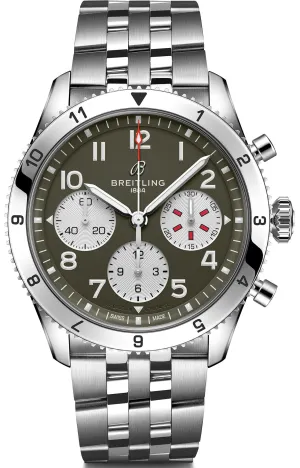 Breitling Classic AVI 42 Curtiss Warhawk Bracelet Watch