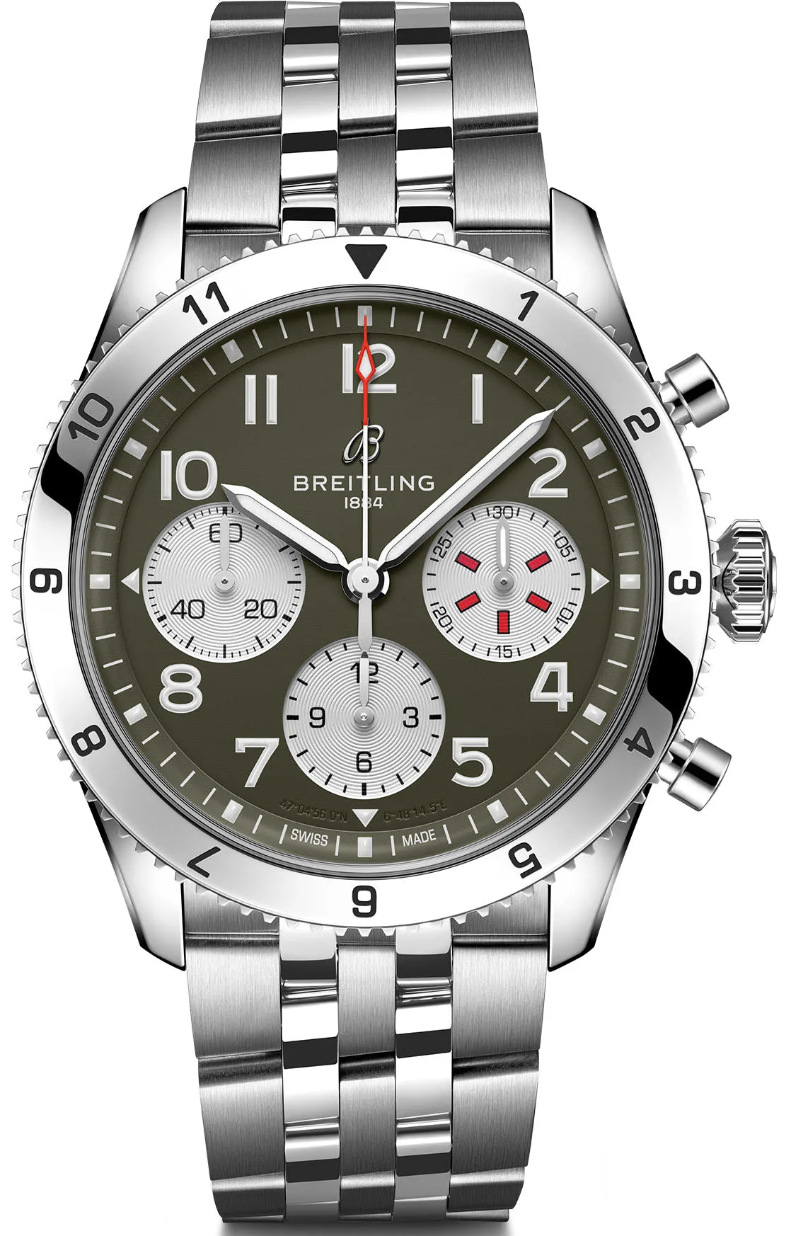 Breitling Classic AVI 42 Curtiss Warhawk Bracelet Watch