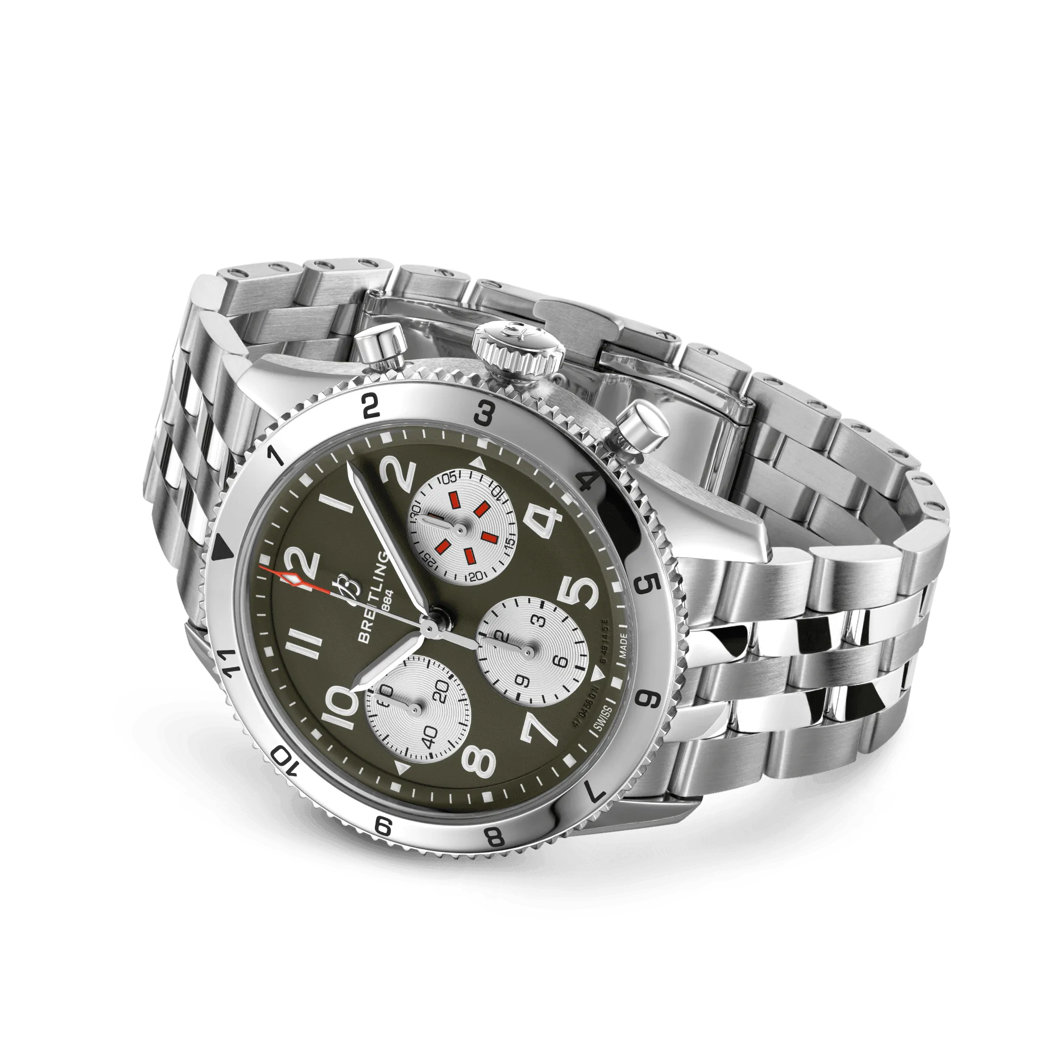Breitling Classic AVI 42 Curtiss Warhawk Bracelet Watch