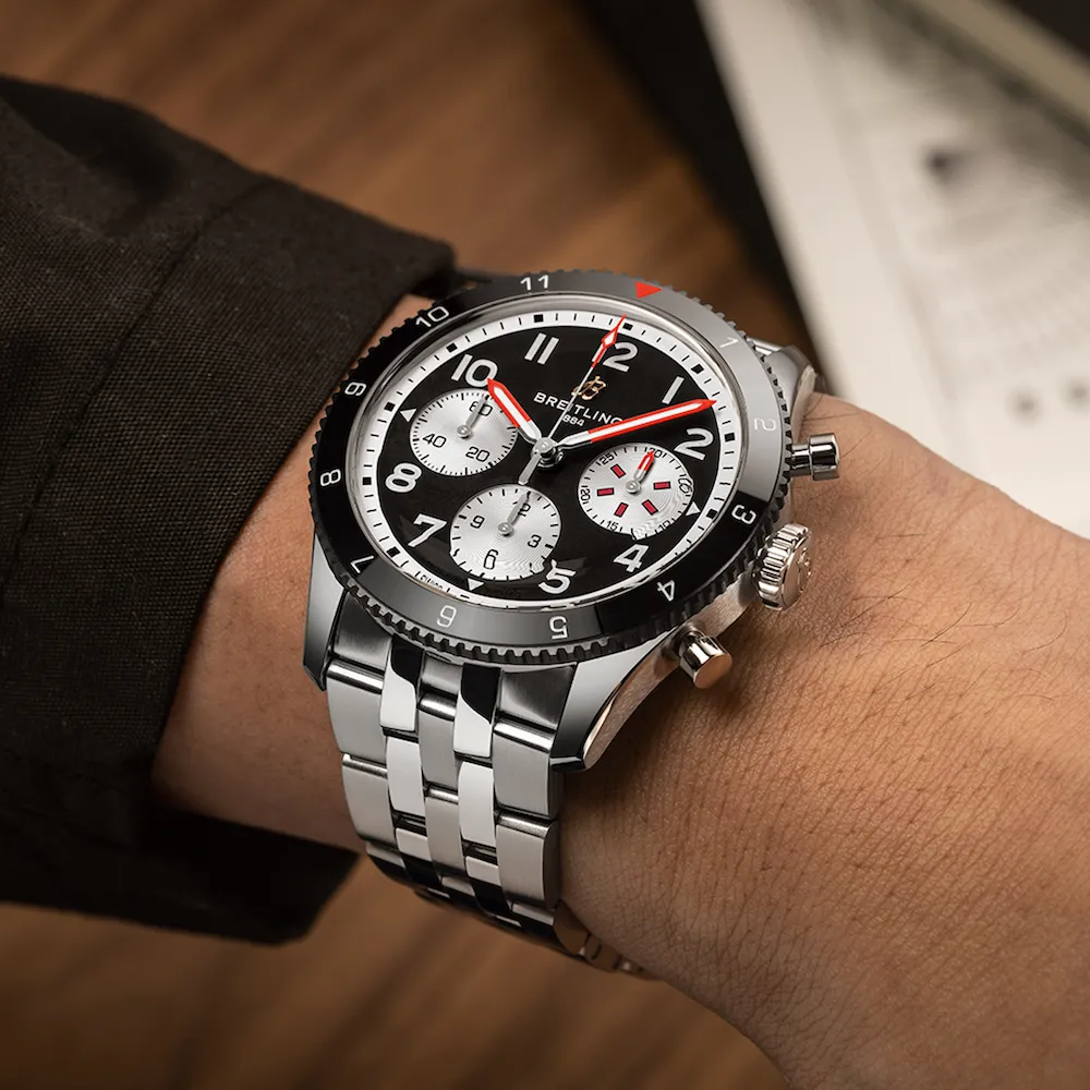 Breitling Classic AVI Chronograph 42 Mosquito Bracelet Watch