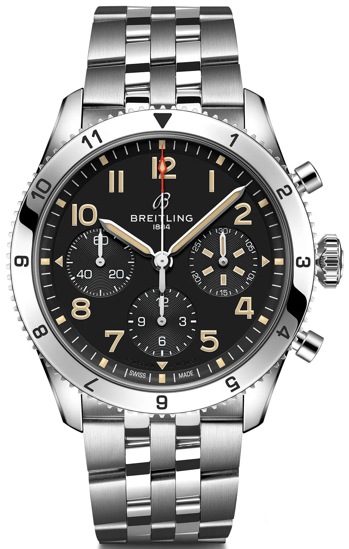 Breitling Classic AVI Chronograph 42 P-51 Mustang Bracelet Watch
