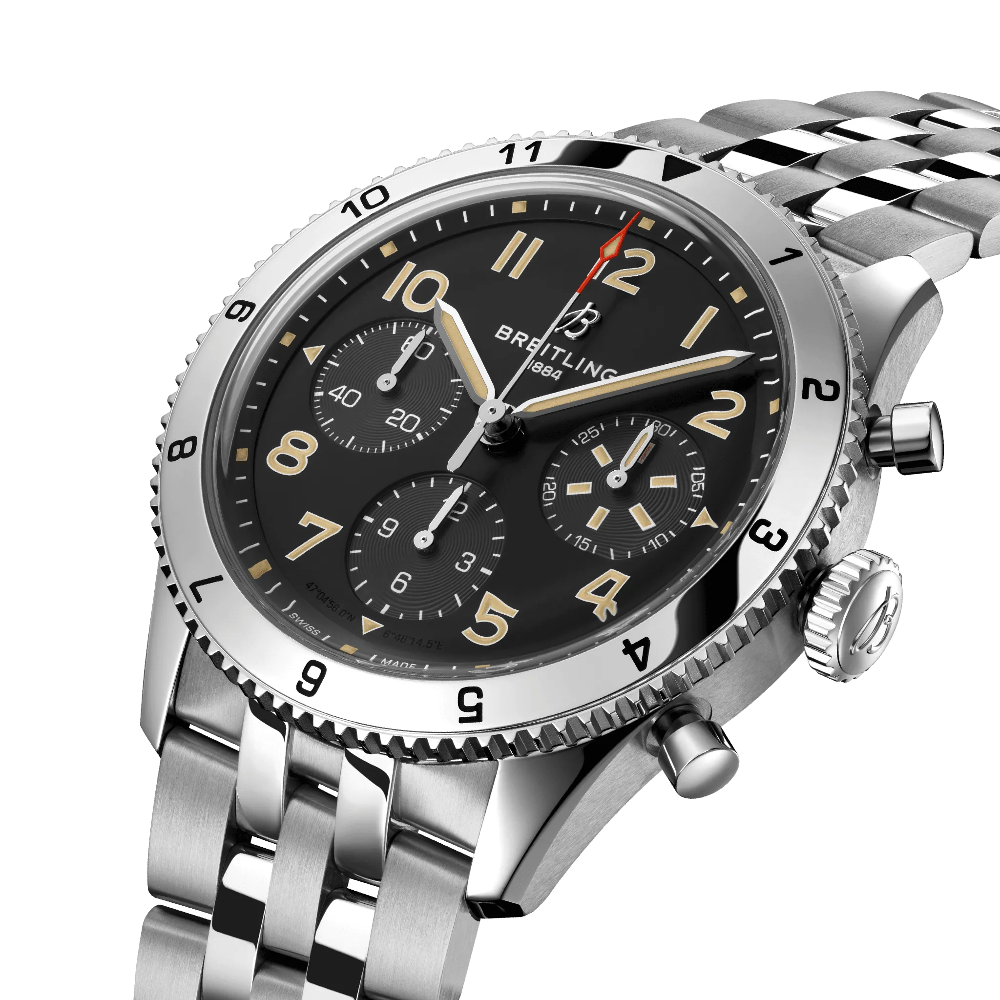 Breitling Classic AVI Chronograph 42 P-51 Mustang Bracelet Watch