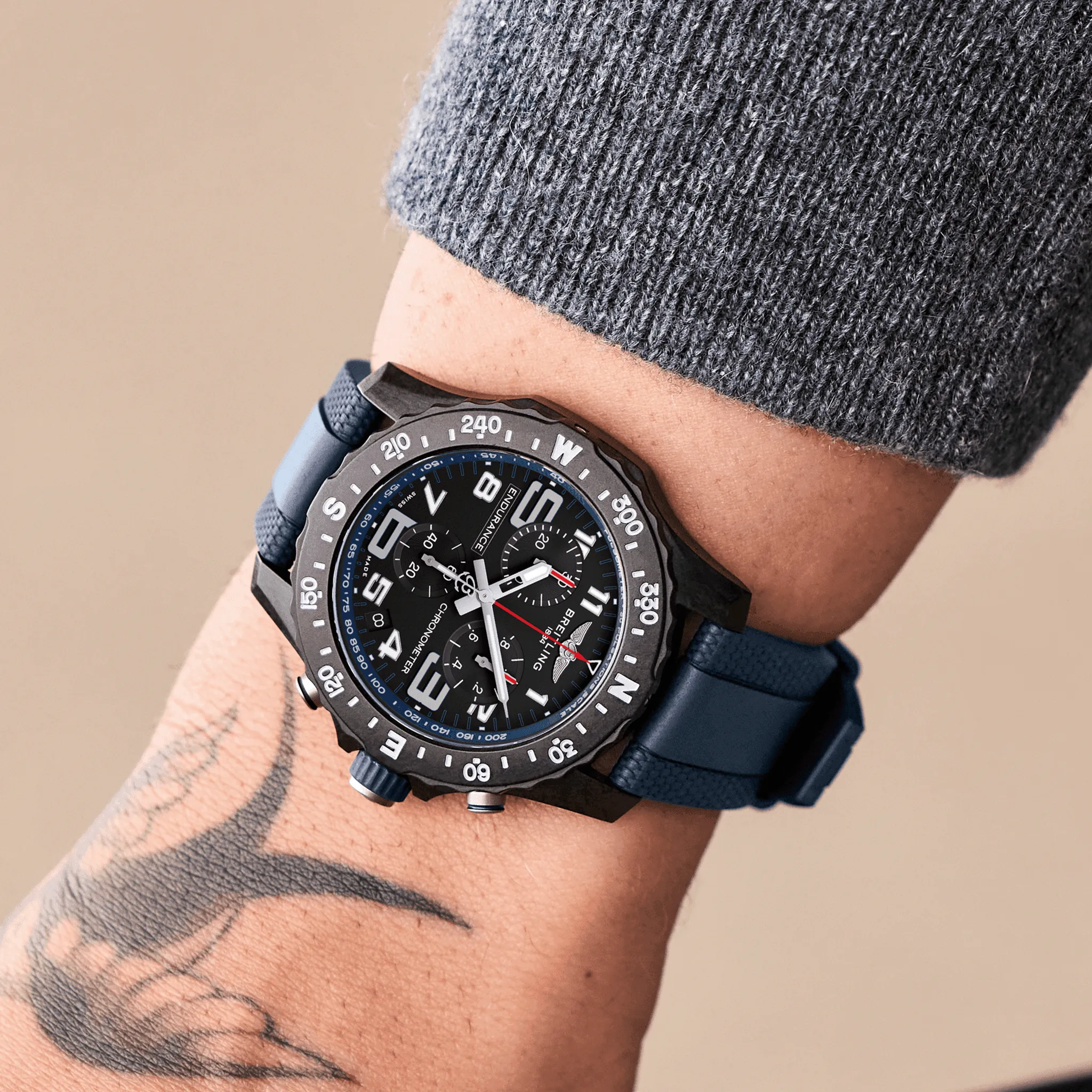 Breitling Endurance Pro 44 Blue Watch