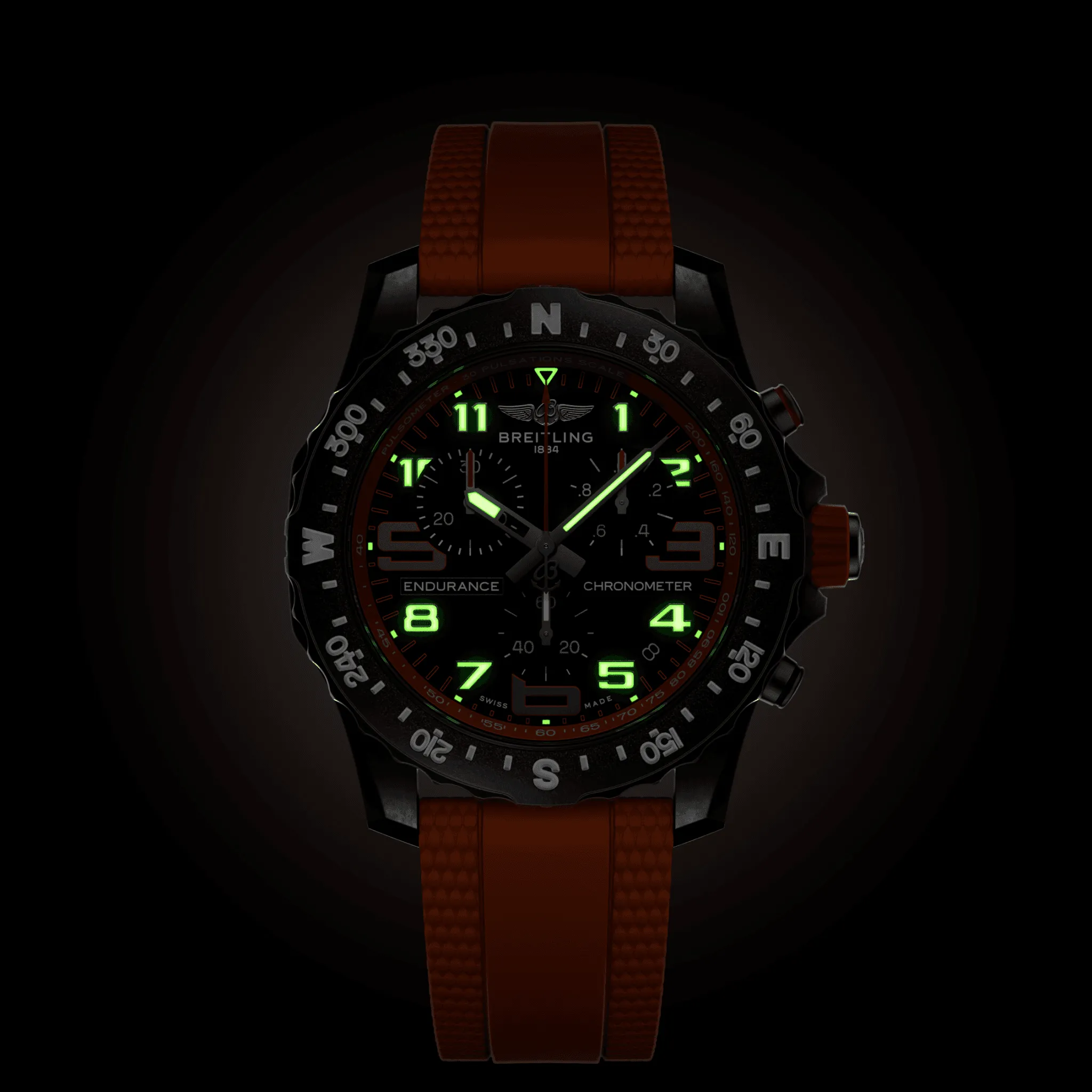 Breitling Endurance Pro 44 Orange Watch