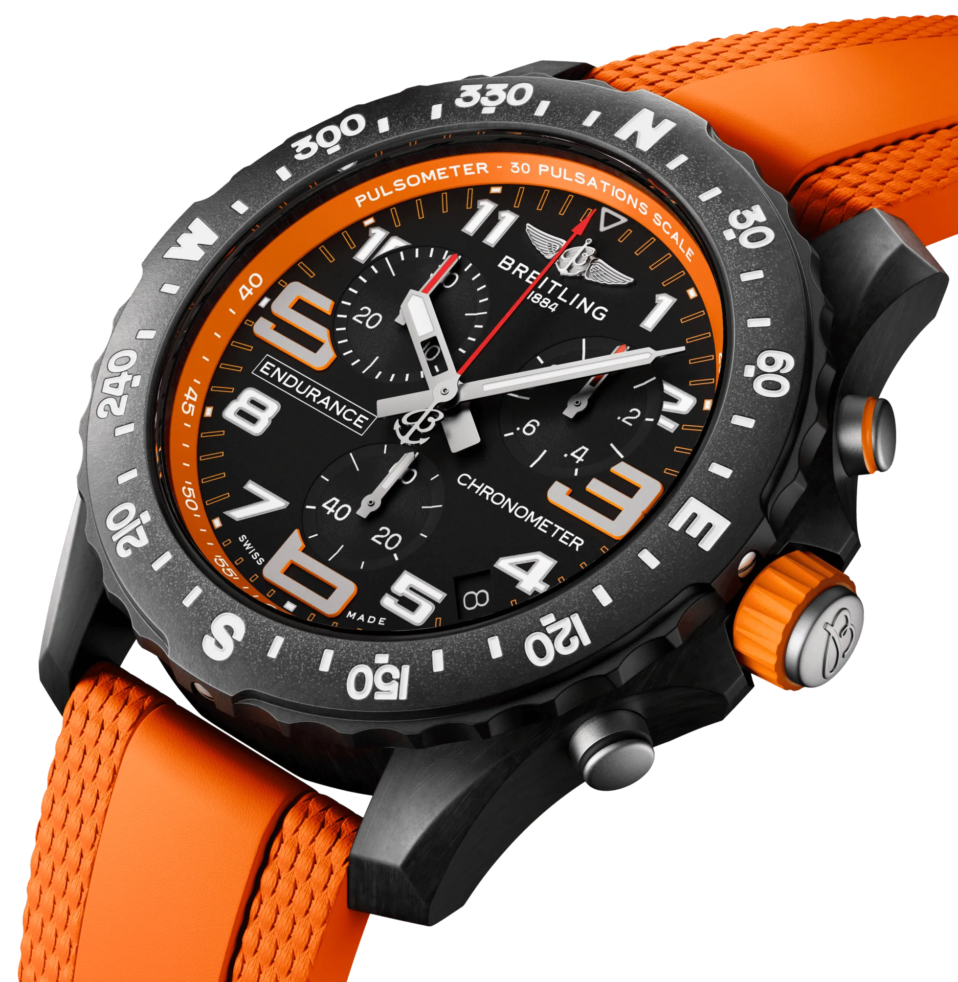 Breitling Endurance Pro 44 Orange Watch