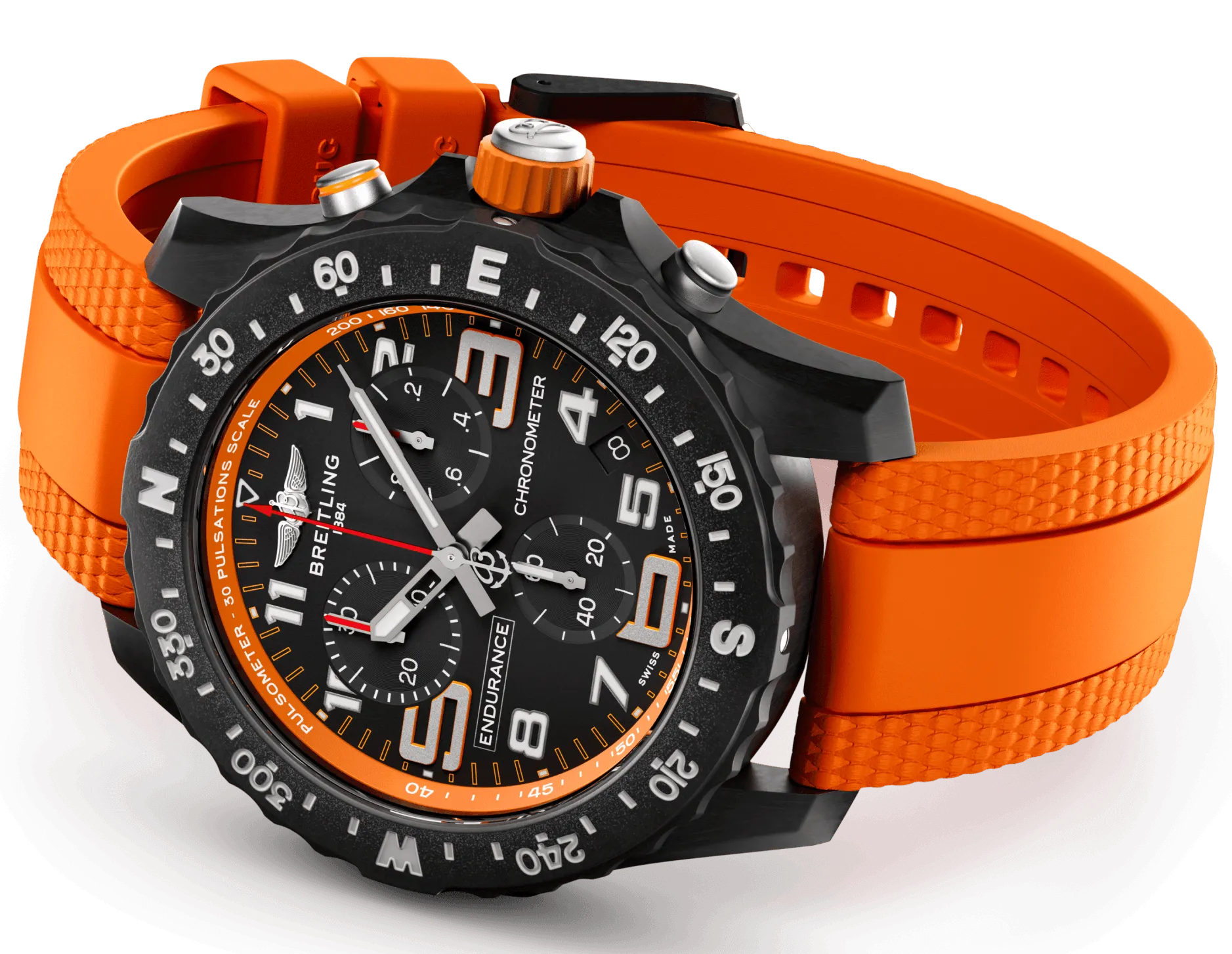 Breitling Endurance Pro 44 Orange Watch