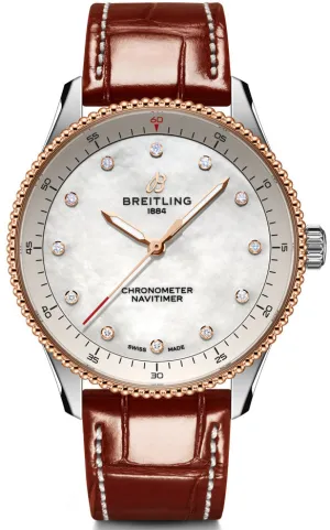 Breitling Navitimer 32 Steel & 18k Red Gold Watch