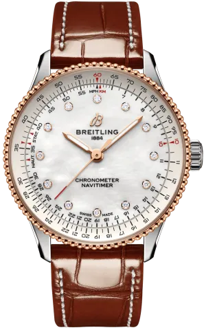 Breitling Navitimer 36 Automatic Alligator Watch