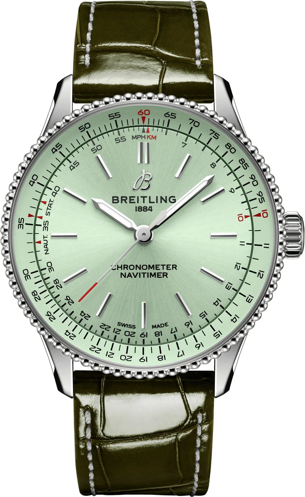 Breitling Navitimer 36 Automatic Alligator Watch