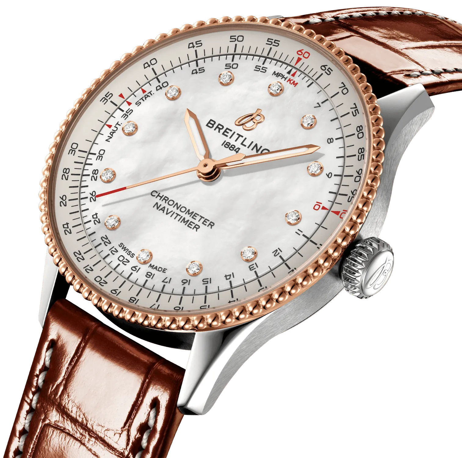Breitling Navitimer 36 Automatic Alligator Watch