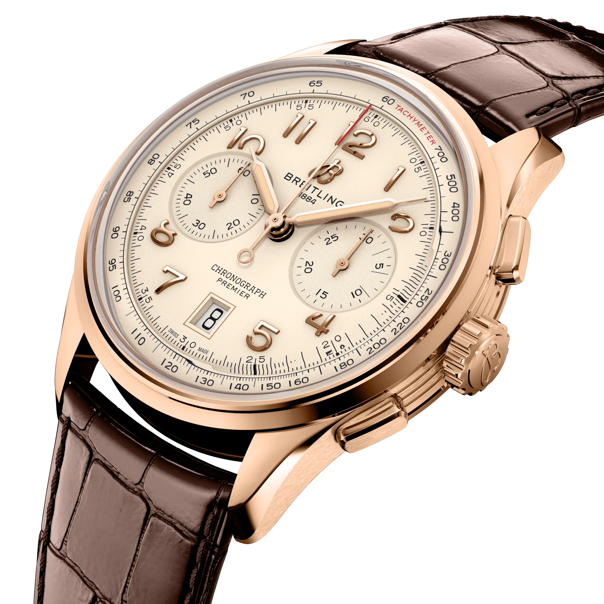 Breitling Premier B01 Chronograph 42 18k Gold Watch