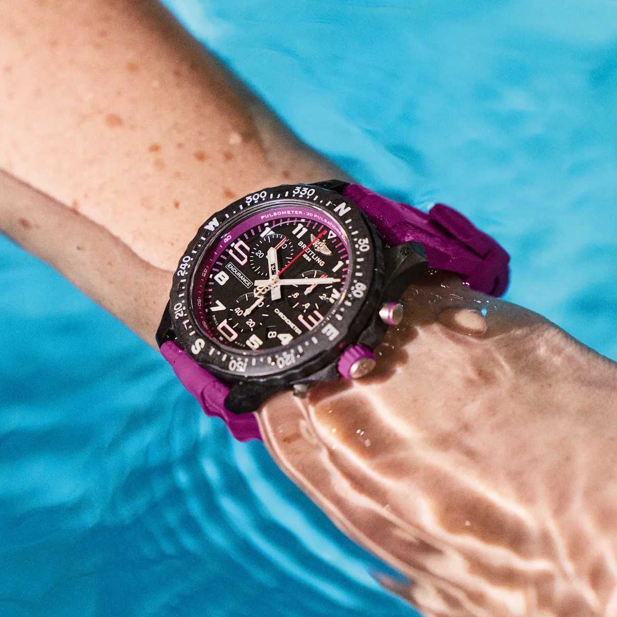 Breitling Professional Endurance Pro 38 Purple Watch