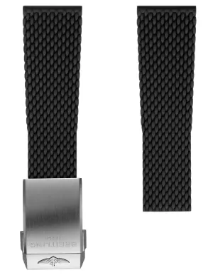 Breitling Strap Aero Classic Rubber 24-20 Black (Buckle NOT Included)