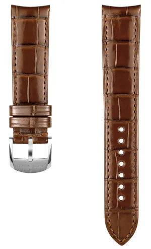 Breitling Strap Aligator Shiny 20-18 Gold