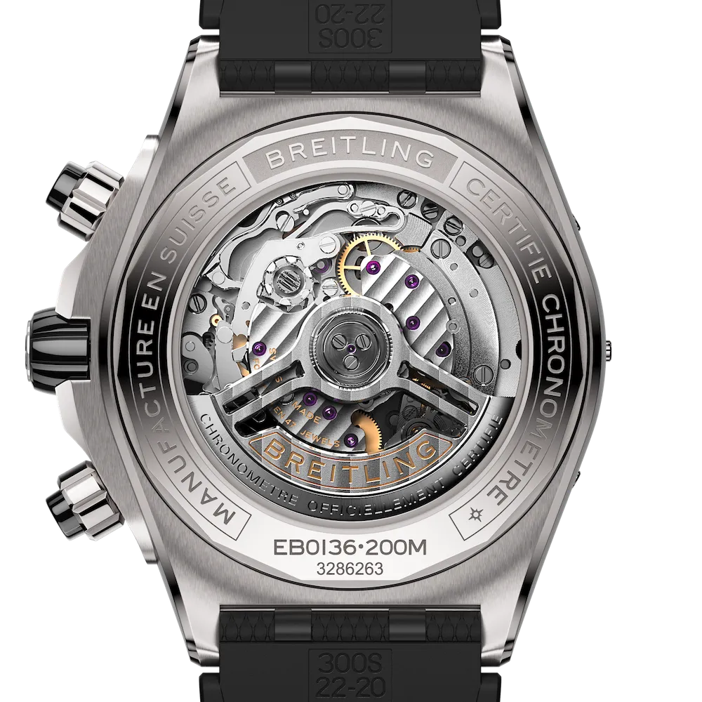 Breitling Super Chronomat Titanium B01 44 Rubber Watch