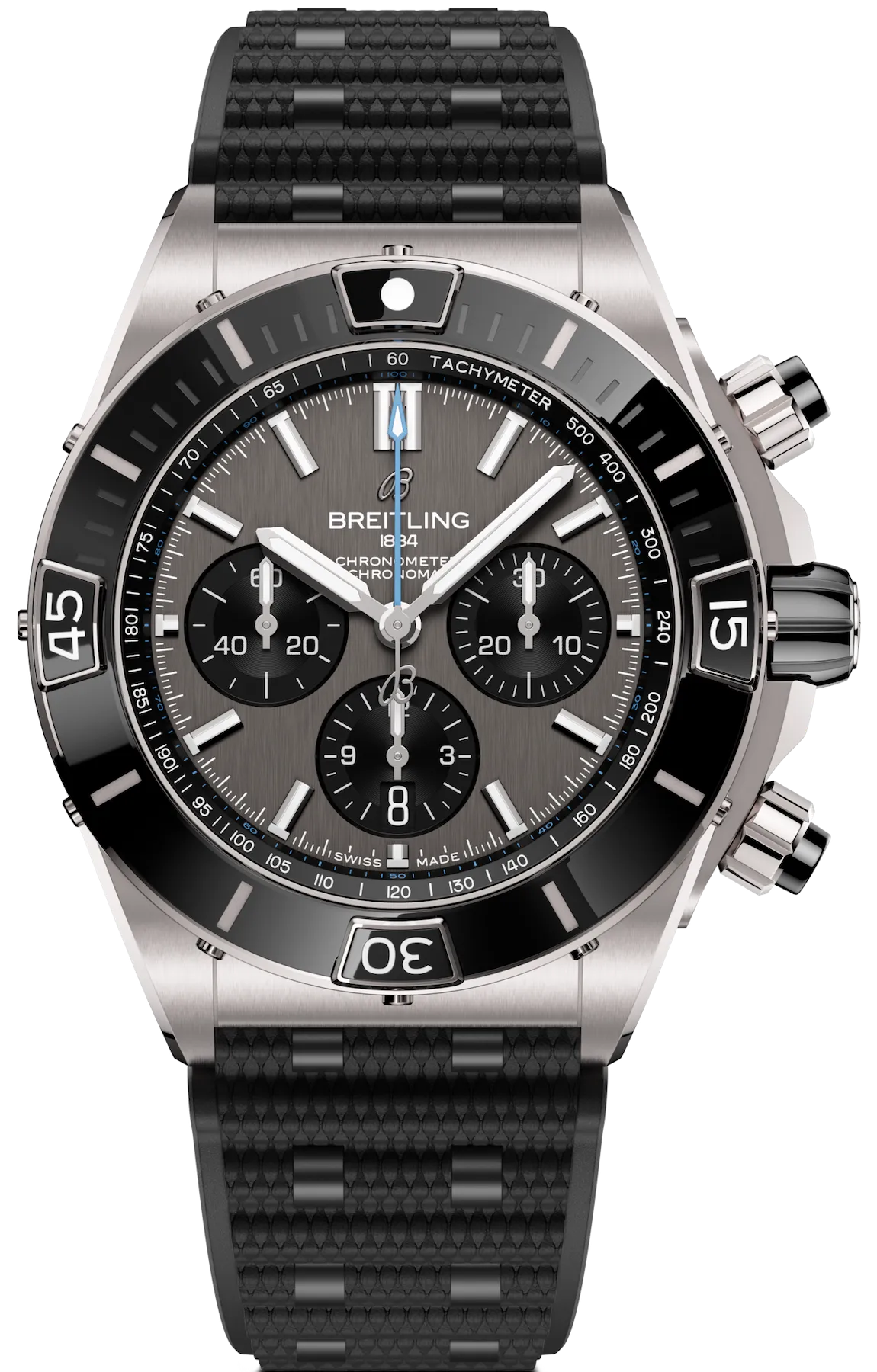 Breitling Super Chronomat Titanium B01 44 Rubber Watch