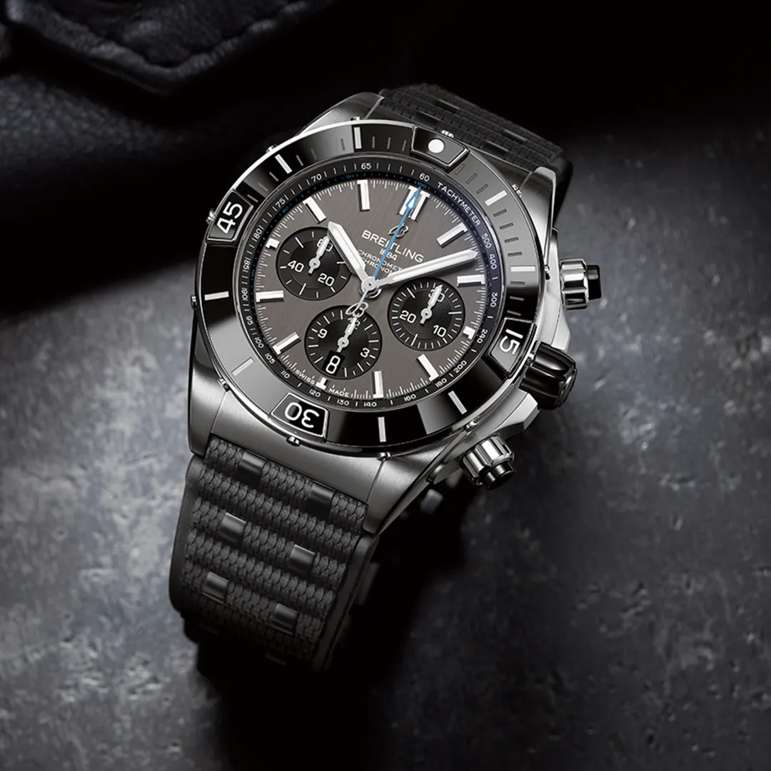 Breitling Super Chronomat Titanium B01 44 Rubber Watch