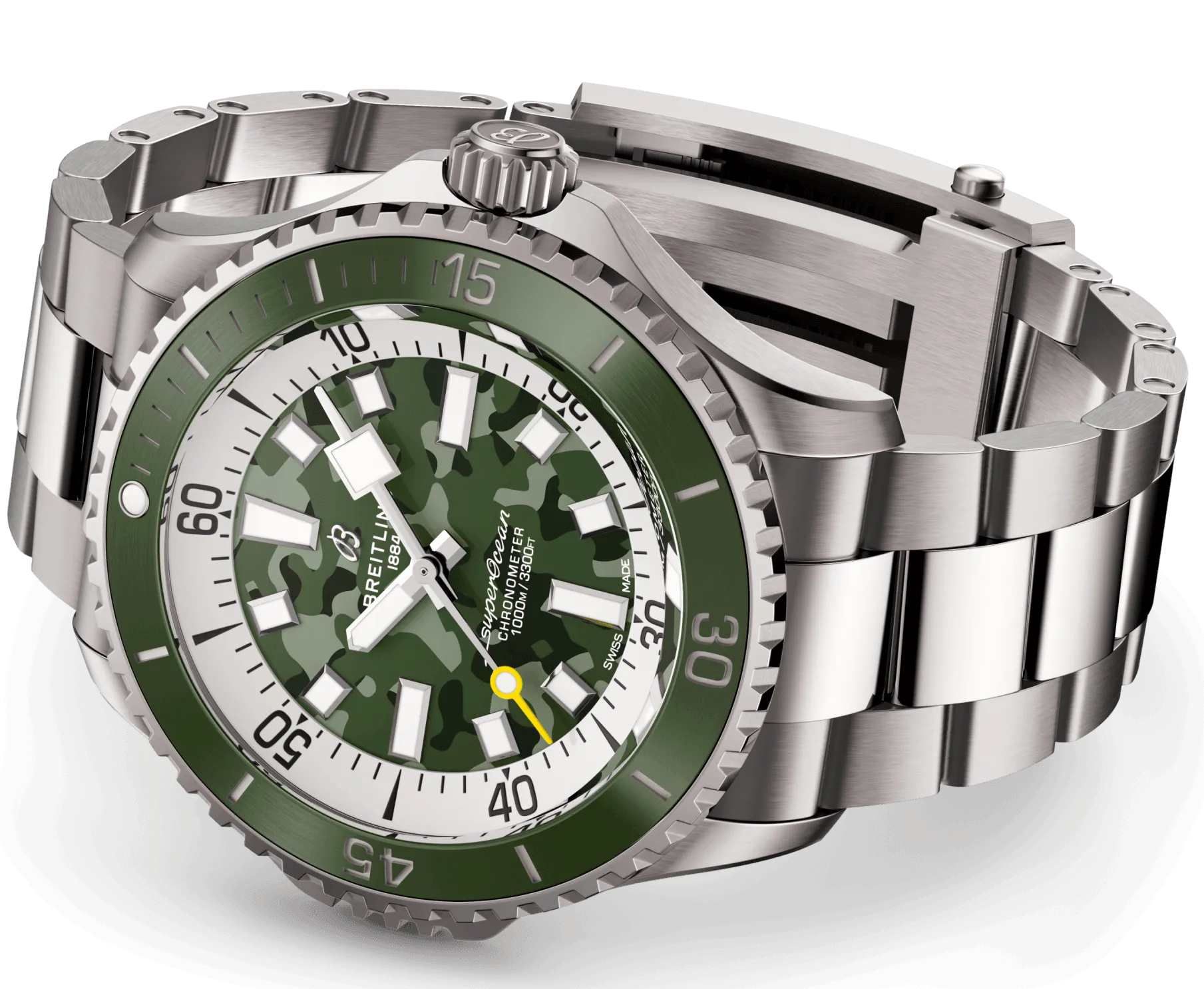 Breitling Superocean Automatic 46 Super Diver Green Watch