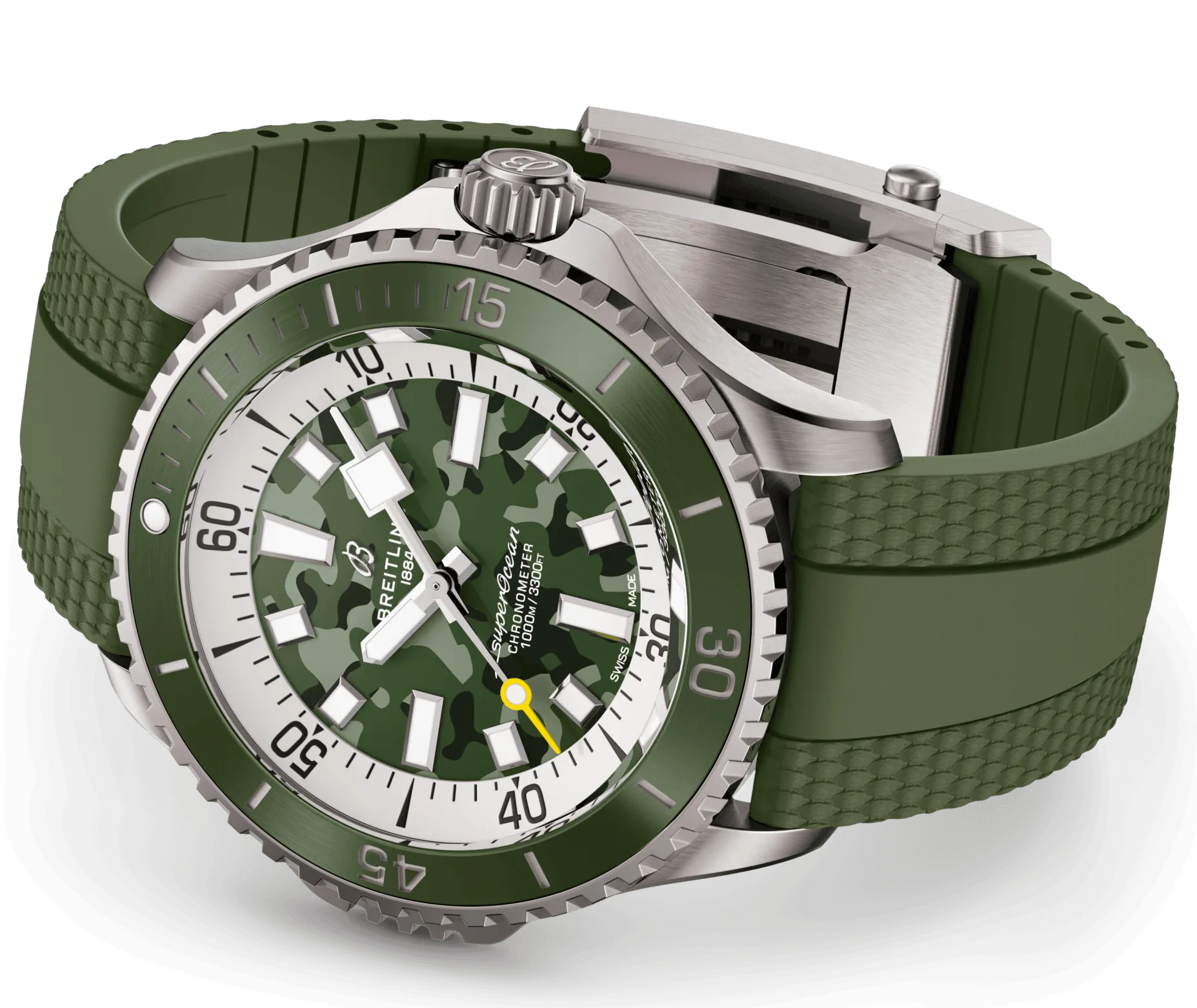 Breitling Superocean Automatic 46 Super Diver Green Watch