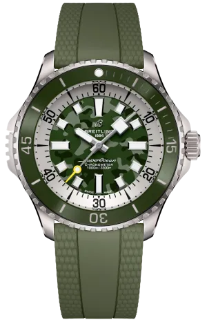 Breitling Superocean Automatic 46 Super Diver Green Watch