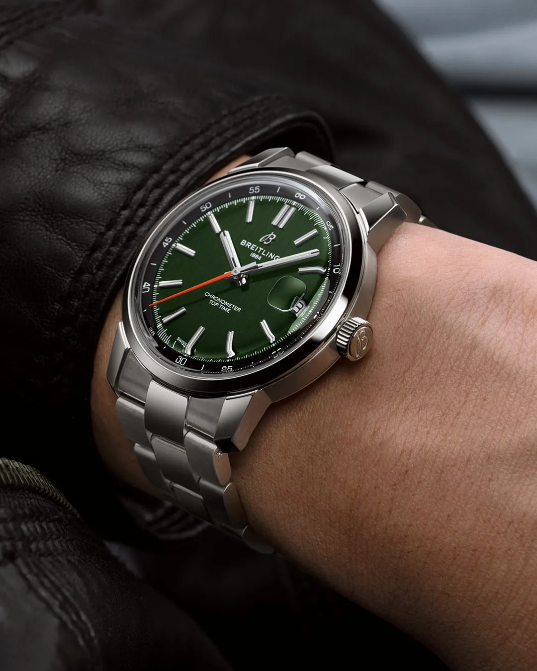 Breitling Top Time B31 Green Bracelet Watch
