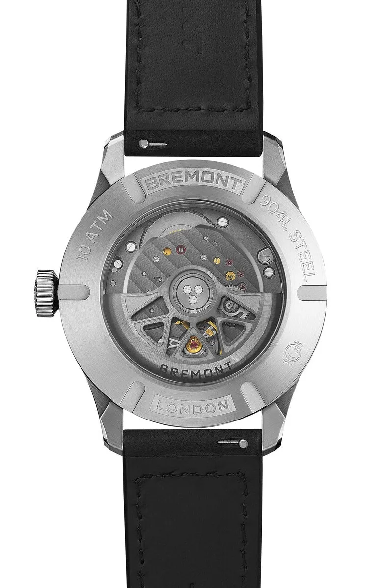 Bremont Altitude 39 Date Silver Leather Watch
