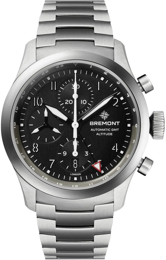 Bremont Altitude Chronograph GMT Black Bracelet Watch