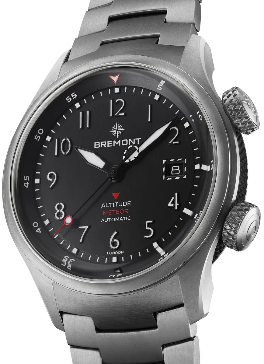 Bremont Altitude MB Meteor Black Orange Bracelet Watch