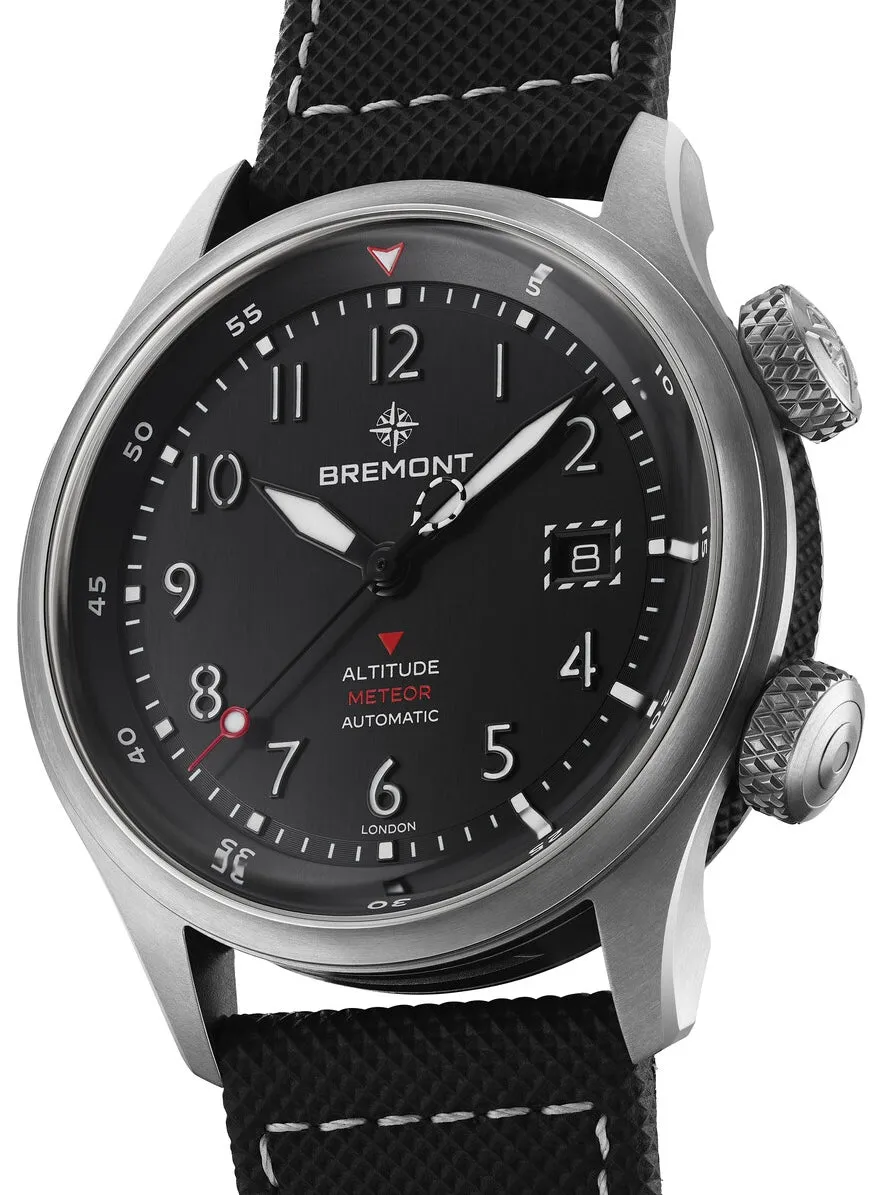 Bremont Altitude MB Meteor Black Orange Leather Watch